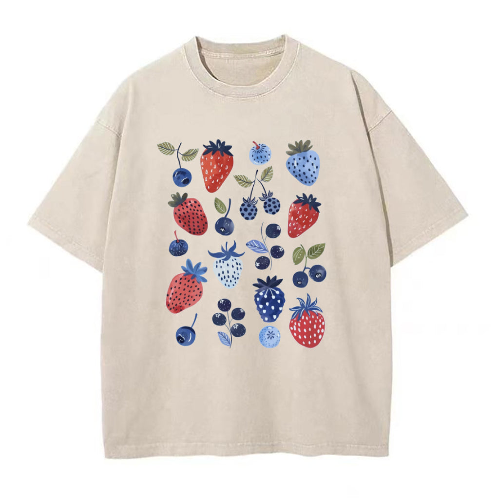 キュートなベリーのユニセックスTシャツ