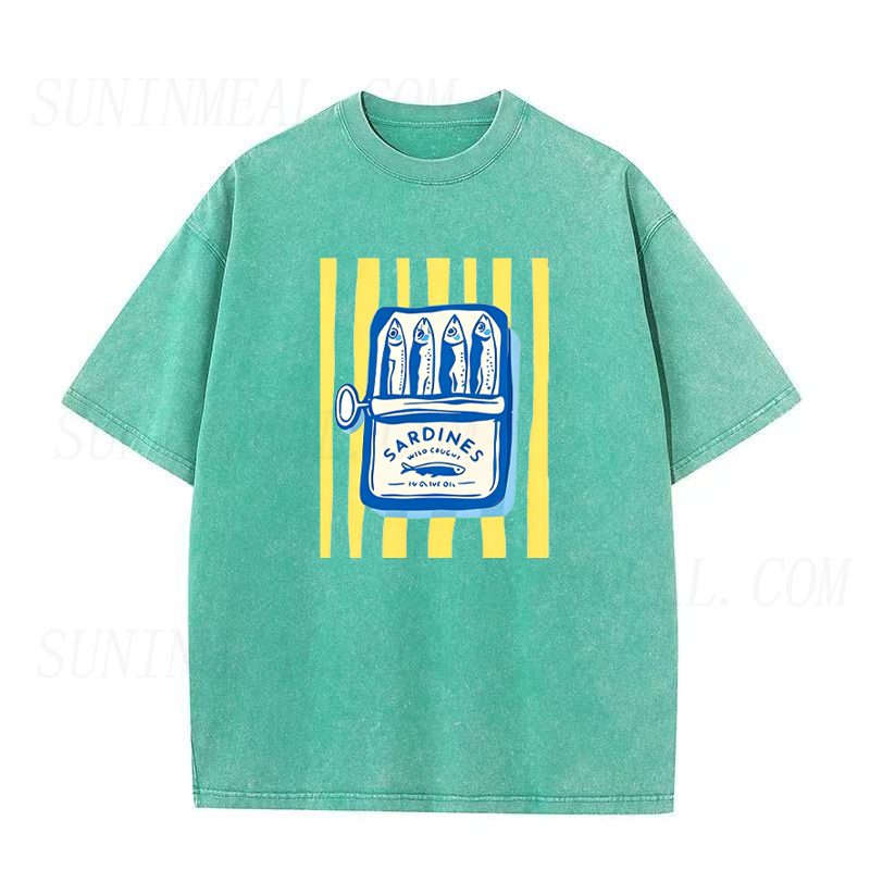 Striped Sardine Can Unisex Tee