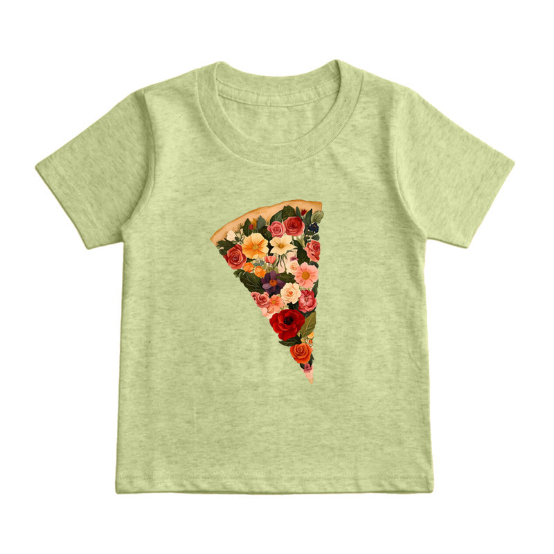 flower pizza Kids T-Shirt