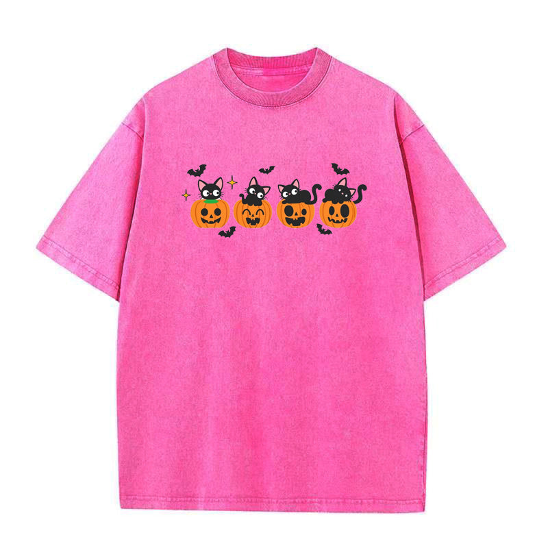 Cat Pumpkin Unisex Tee