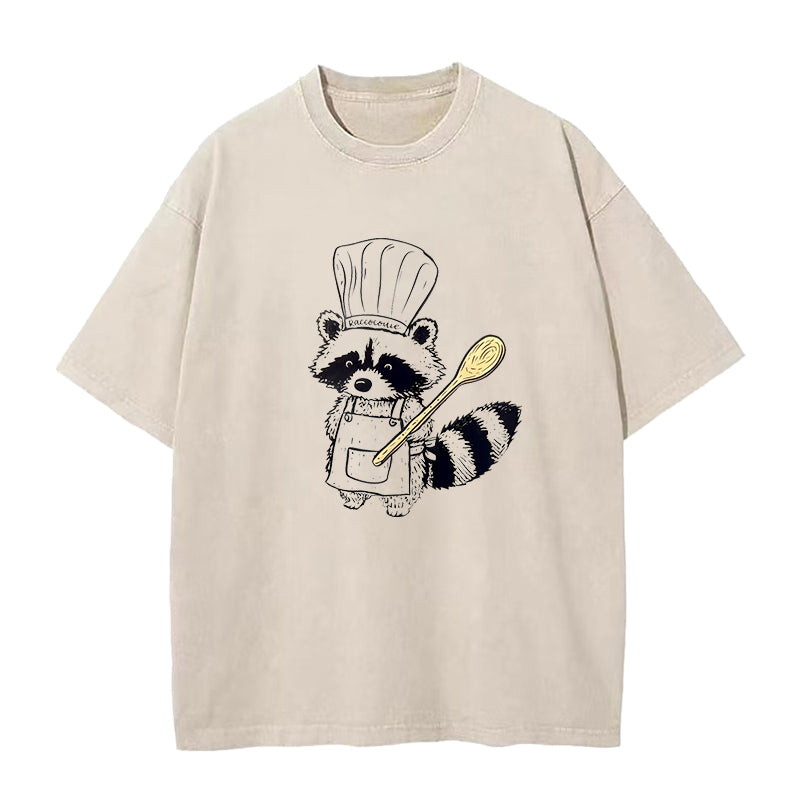 Cute Raccoon Chef Unisex Tee