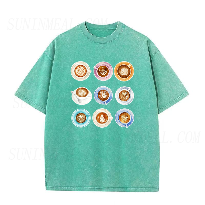 Coffee Latte Art Collection Unisex Tee
