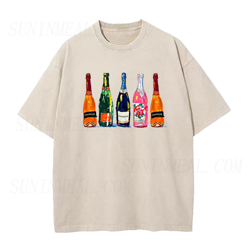 Champagne Bottles Unisex Tee