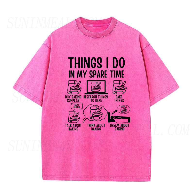 Things I Do Baking Unisex Tee