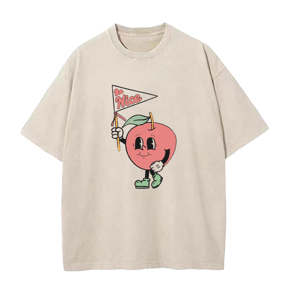 Be Nice Teacher Apple Unisex Tee