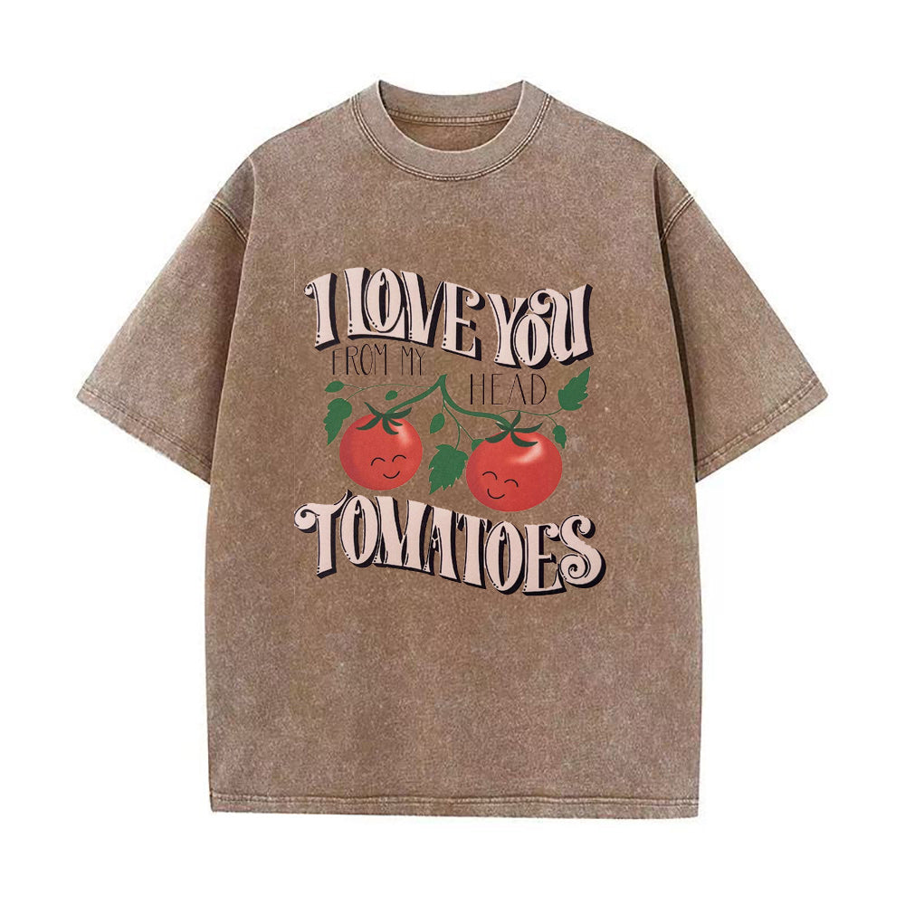 「トマト大好き！」ユニセックスTシャツ
