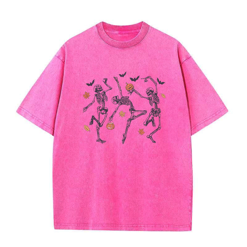 Halloween Dancing Skeleton Unisex Tee