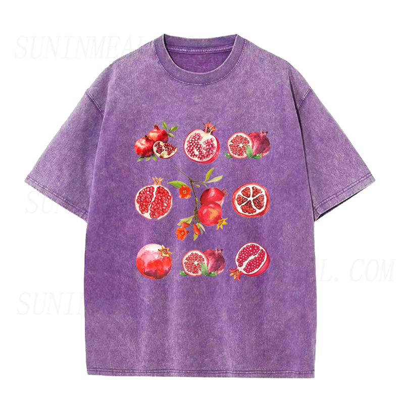 Watercolor Pomegranate Collection Unisex Tee