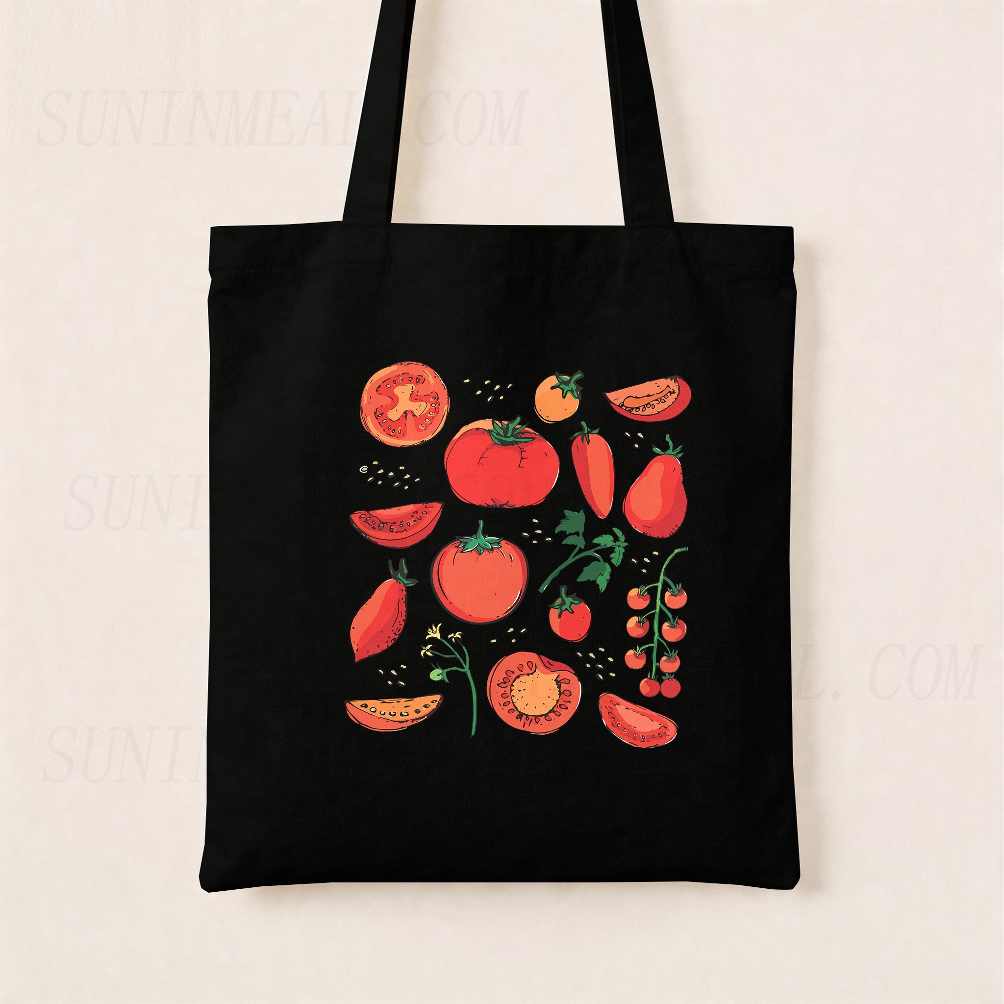 Tomato Canvas Tote Bag