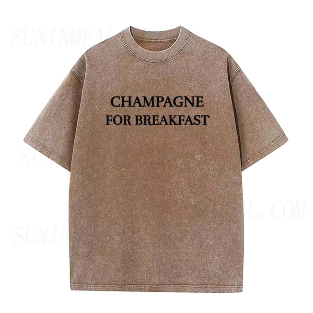Champagne For Breakfast Unisex Tee