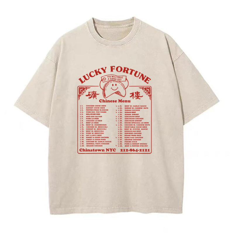 中華メニュー ユニセックス Tシャツ
