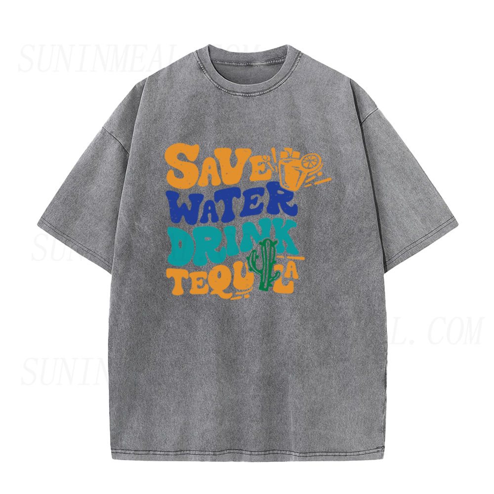 Save Water Drink Tequila Unisex Tee