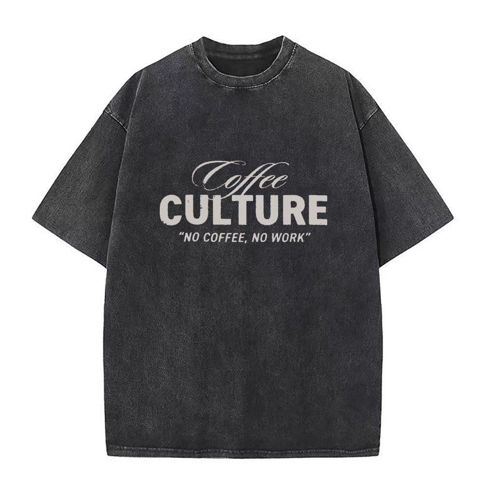 コーヒーカルチャー コーヒーなしでは仕事もできない ユニセックスTシャツ