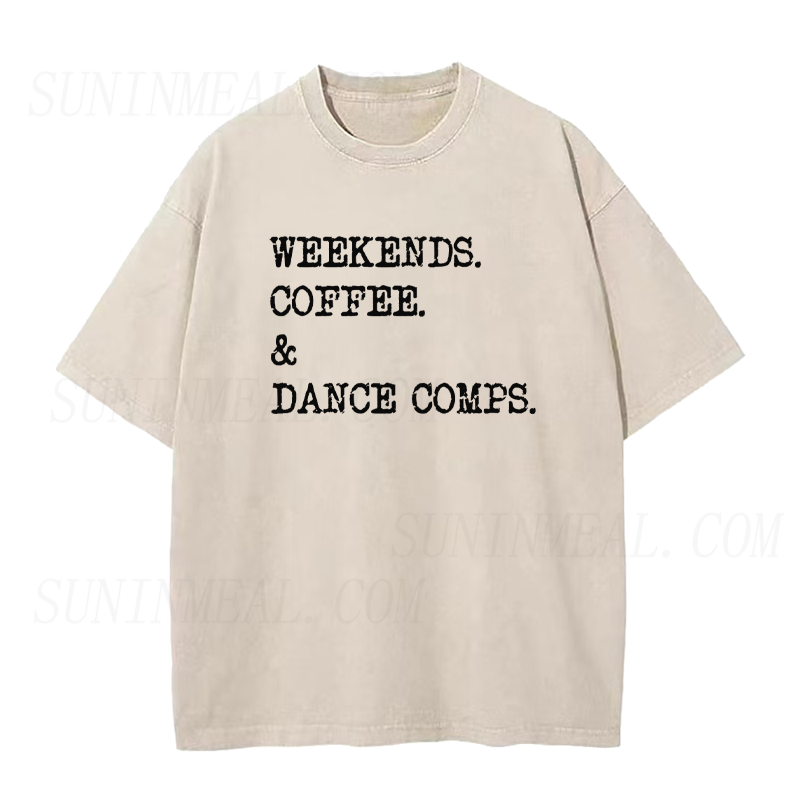Weekends Coffee and Dance Comps Unisex Tee