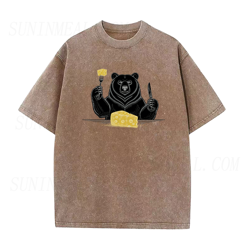 Bear Eating Cheese Tee