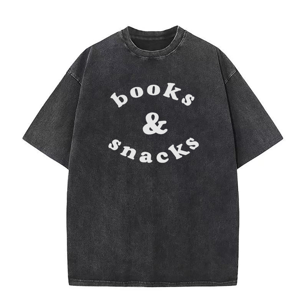 Books & Snacks Unisex Tee