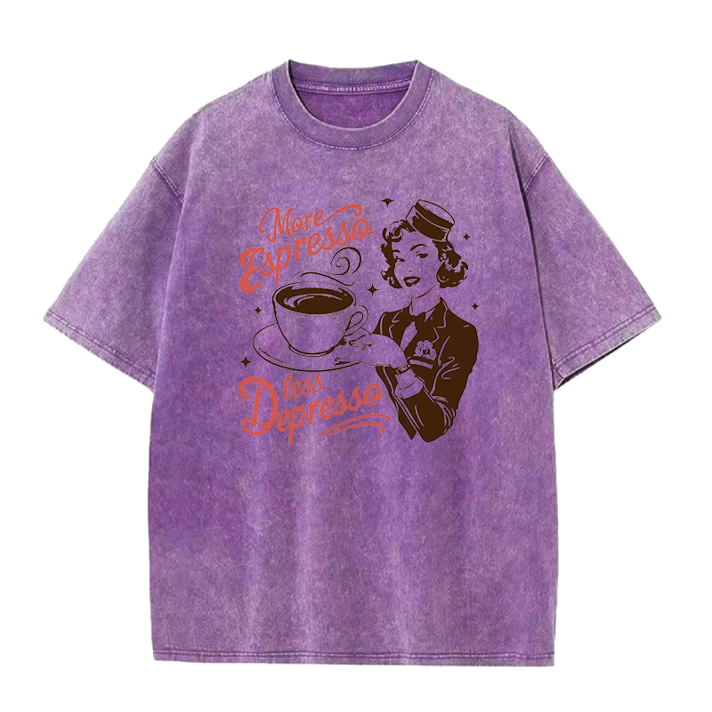 More Espresso Less Depresso Unisex Tee