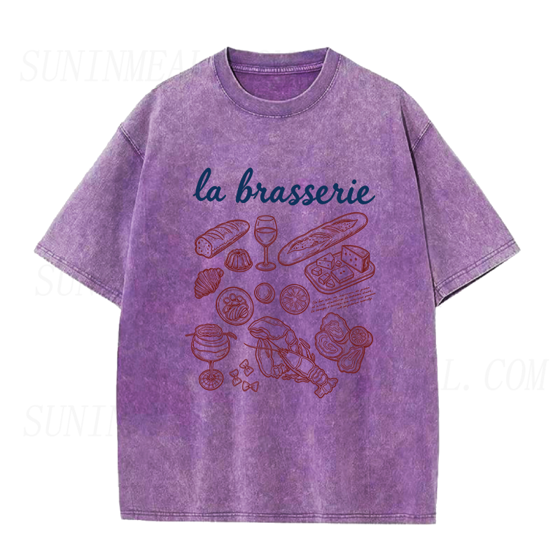 La Brasserie French Food Unisex Tee