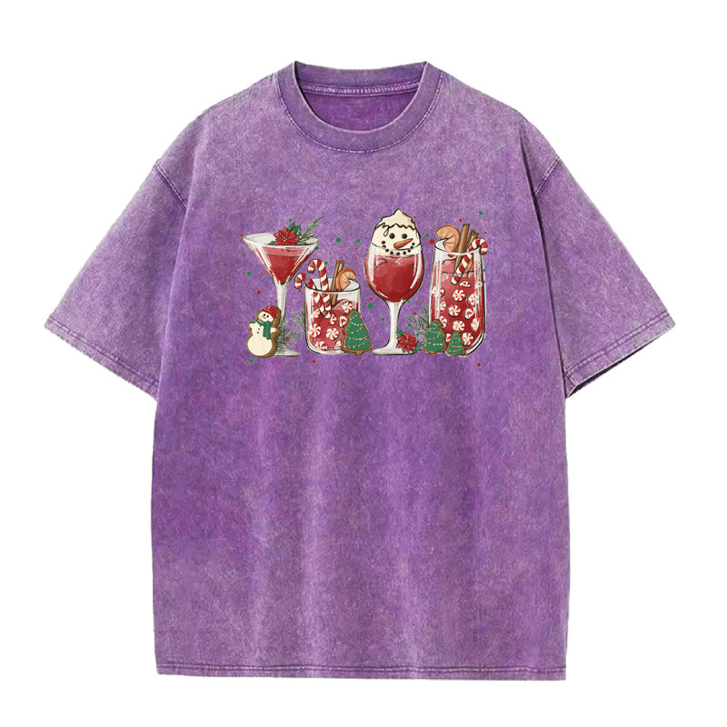 Christmas Cocktails Unisex Tee
