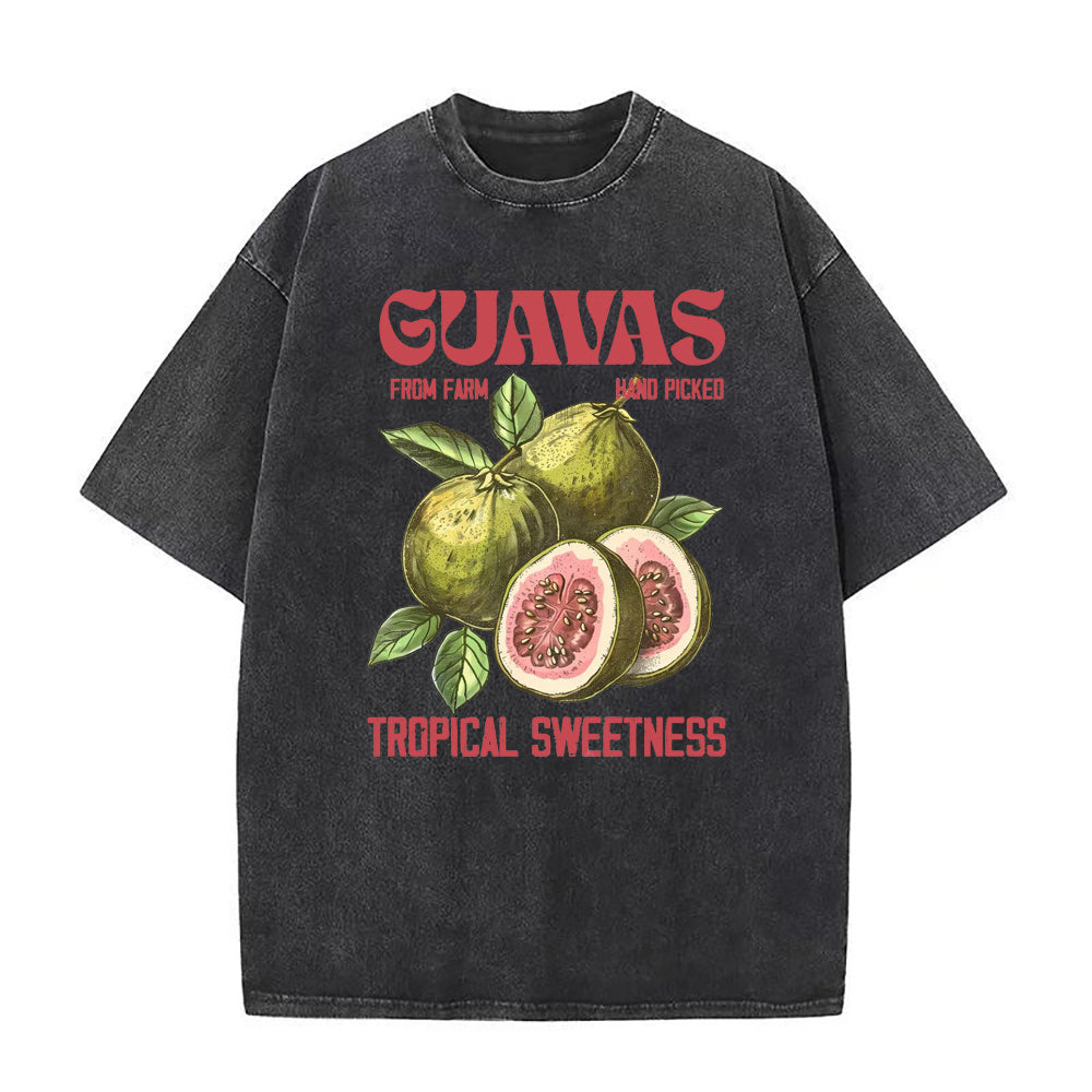 グアバのトロピカルな甘さのユニセックスTシャツ