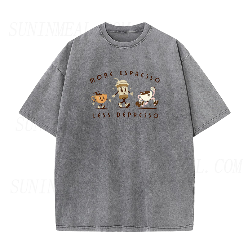 MORE ESPRESSO Less Depresso Unisex Tee