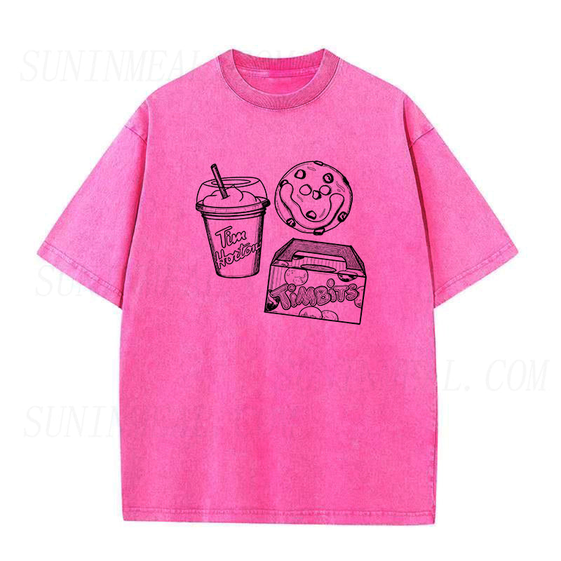 Coffee Iced Capp Donut Cookie Unisex Tee
