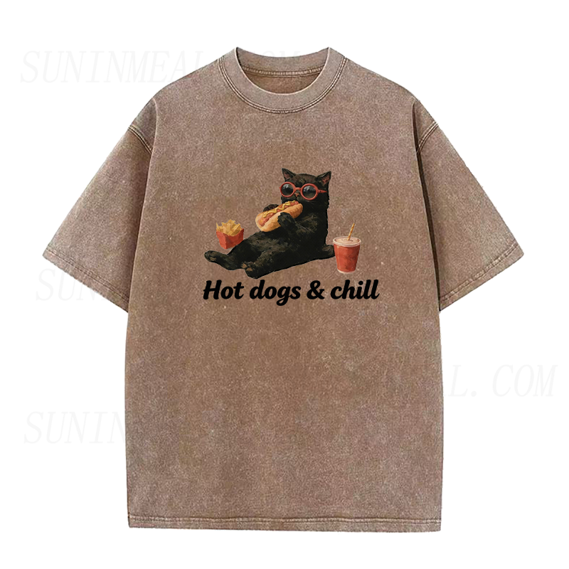 Hot Dogs & Chill Unisex Tee