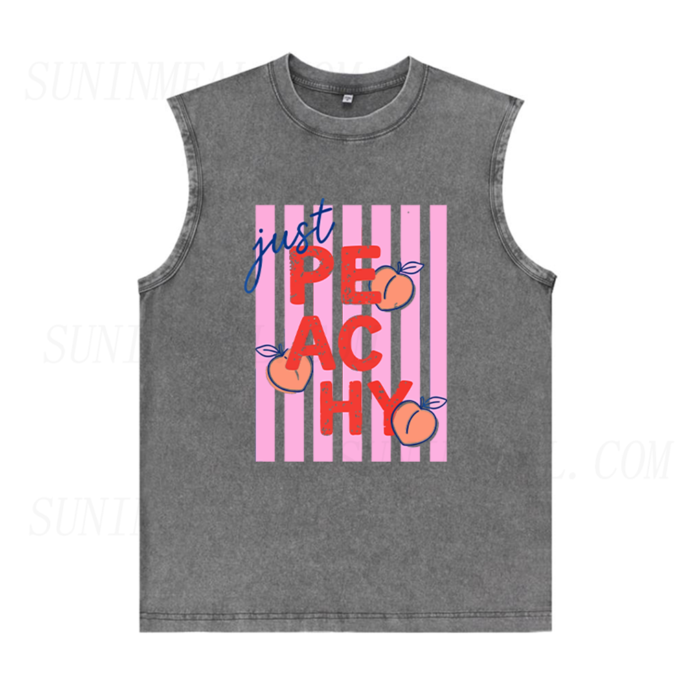 Just Peachy Unisex Tank Top