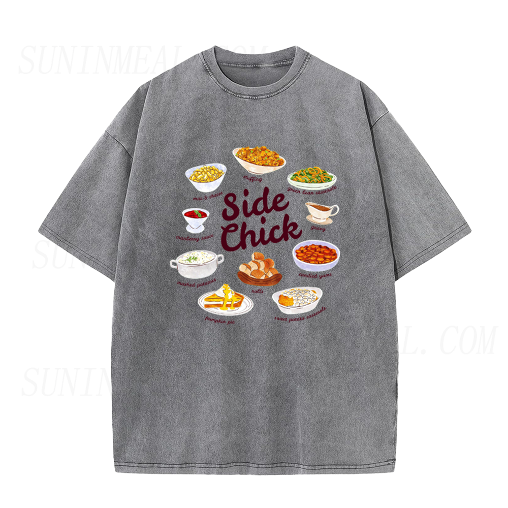 Funny Thanksgiving Side Chick Unisex Tee