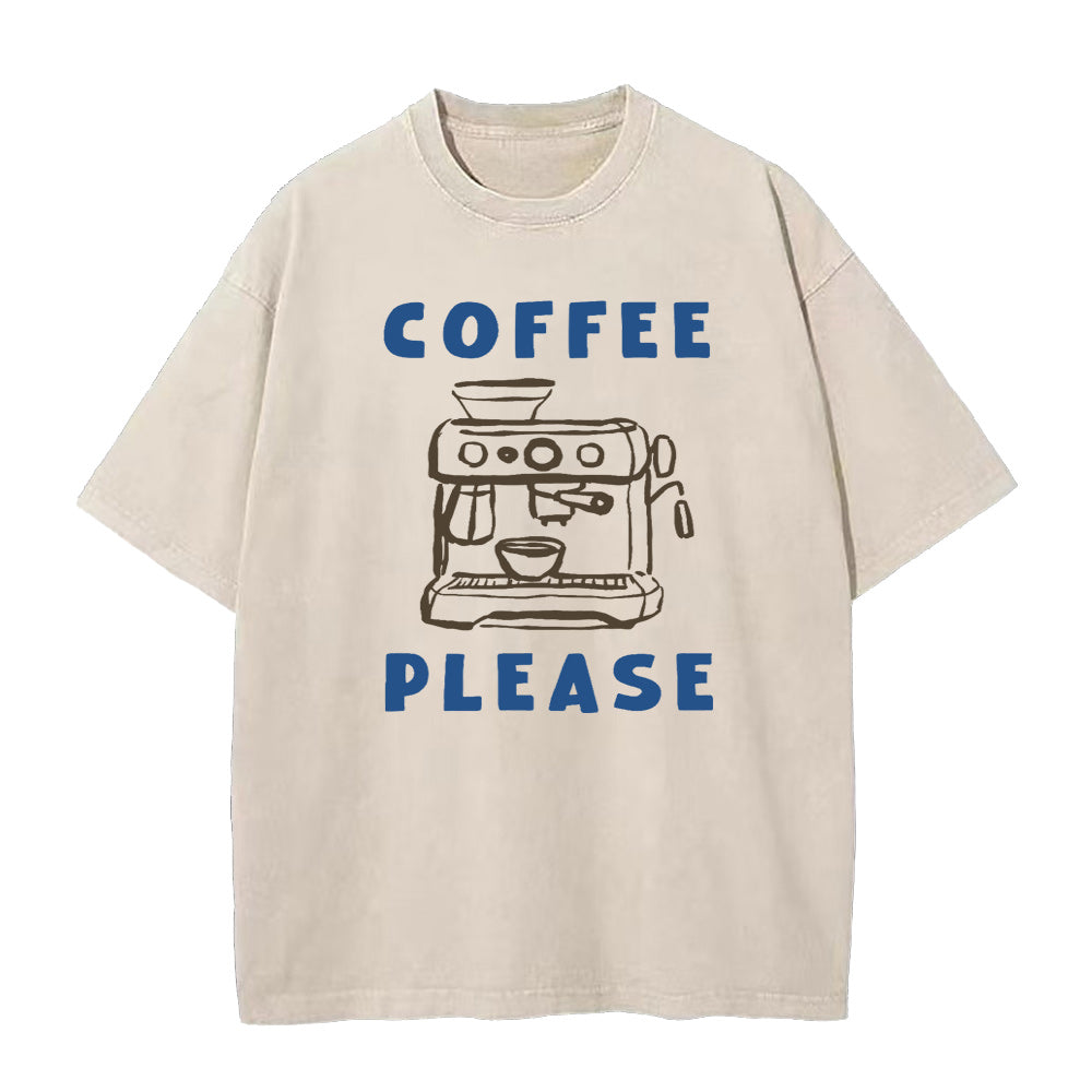 コーヒーをください ユニセックスTシャツ
