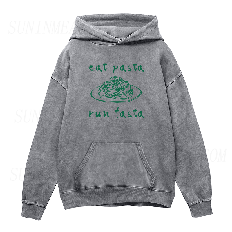 Eat Pasta Run Fasta Unisex Hoodie