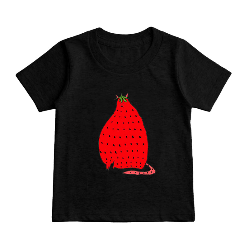 Strawberry Cat Kids T-Shirt