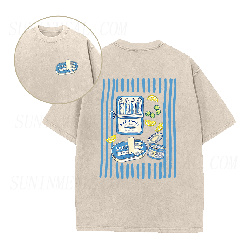Sardine Tin Day Unisex Tee