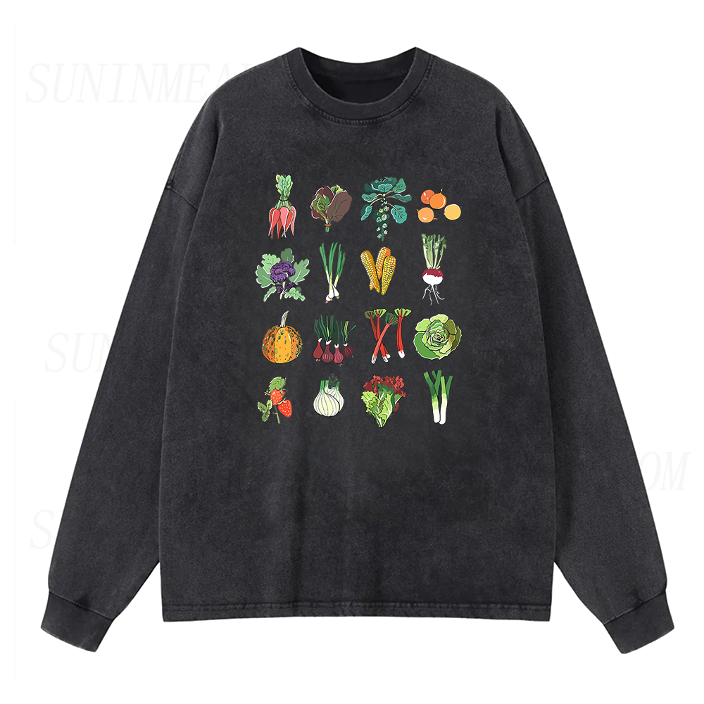 Vegetable Long Sleeve Unisex Tee