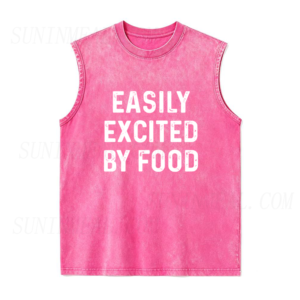 Easily Excited By Food Unisex Tank Top