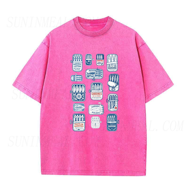 Retro Sardine Can Unisex Tee