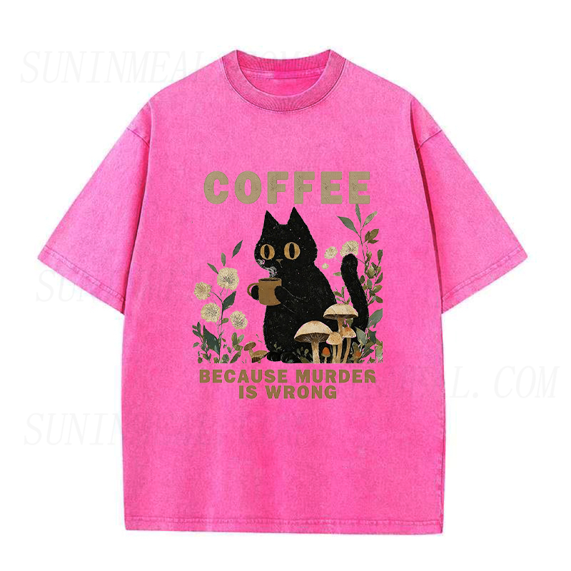 Coffee Cat Unisex Tee