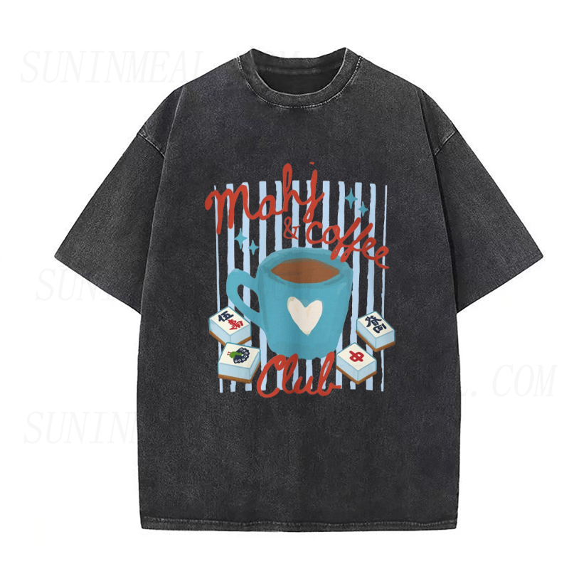 Mahjong&Coffee Club Unisex Tee