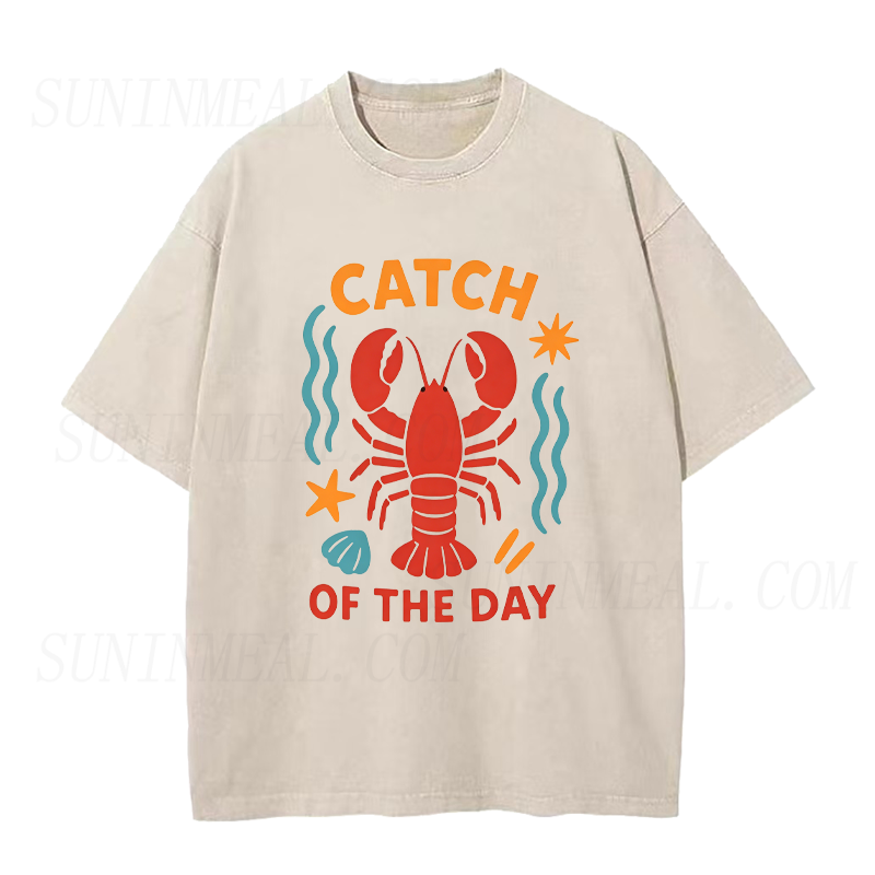 Lobster Waves & The Day’s Catch Unisex Tee
