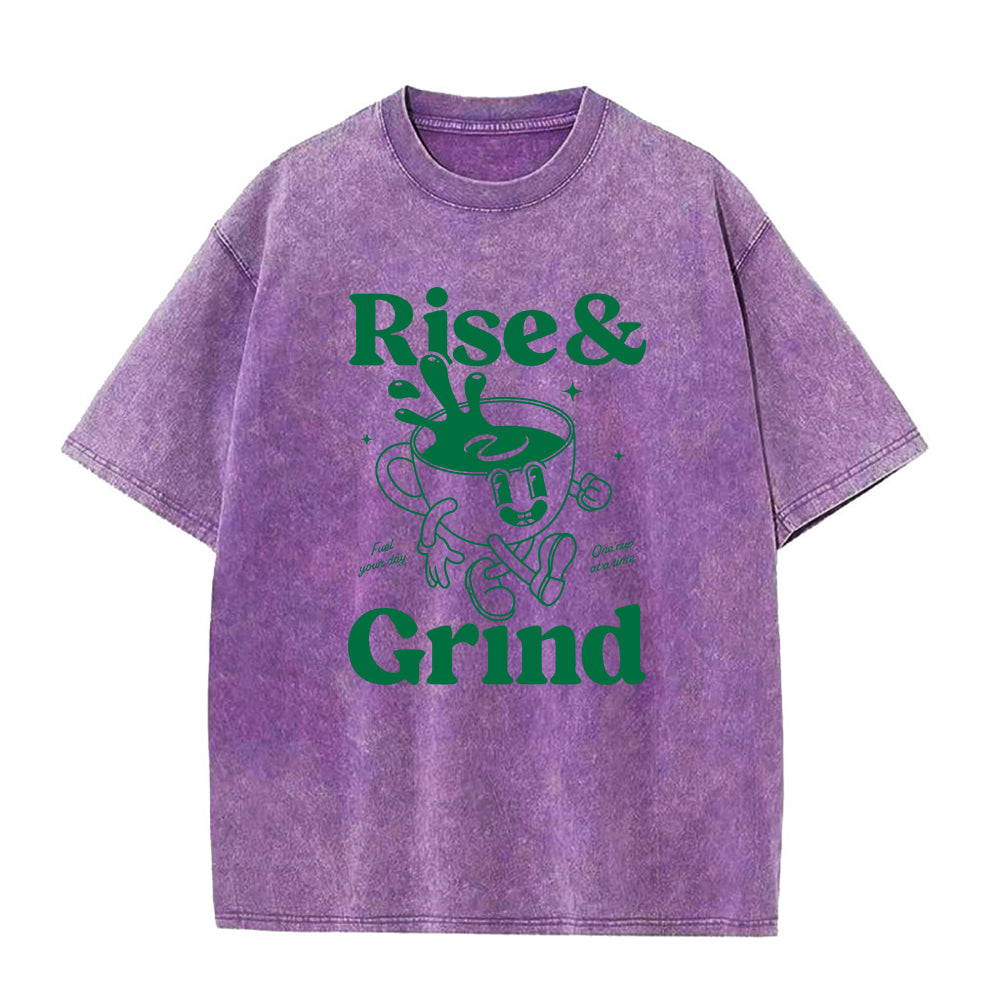 Rise and grind green coffee Unisex Tee
