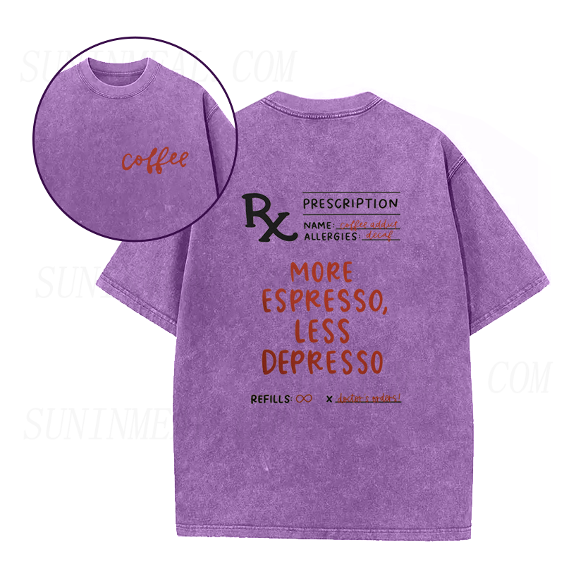 More Espresso Less Depresso Unisex Tee