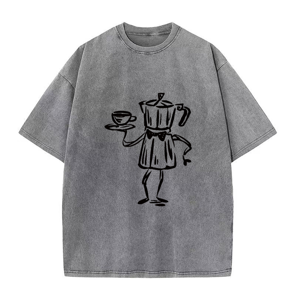 コーヒー？ユニセックスTシャツ