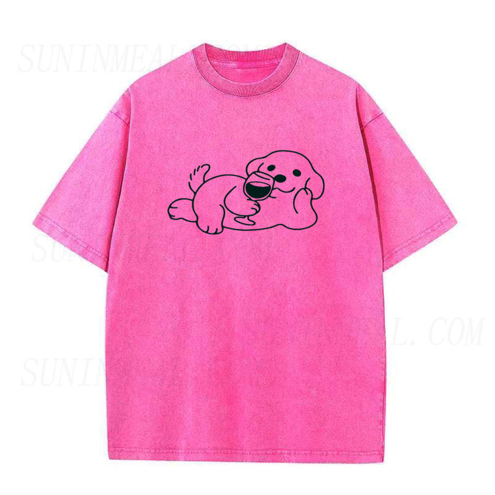 Wine Dog Unisex Tee
