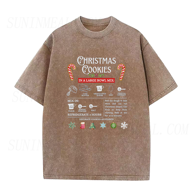 Christmas Cookie Recipe Unisex Tee