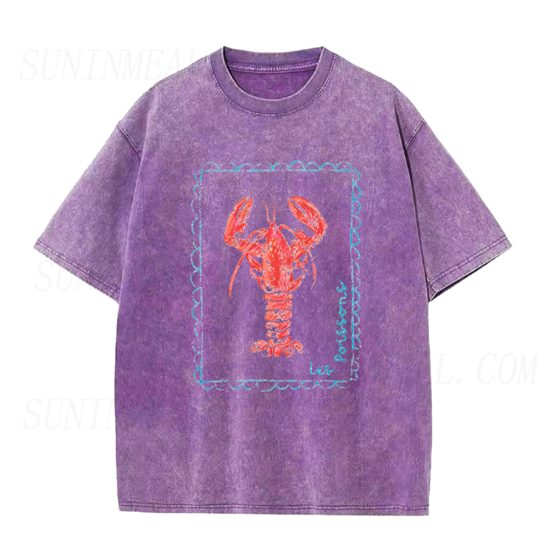 Les Poissons Lobster Unisex Tee