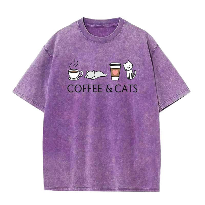 coffee& cat Unisex Tee
