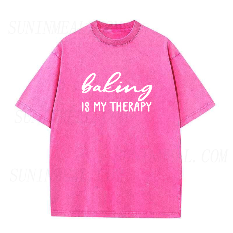baking is my therapy Unisex Tee