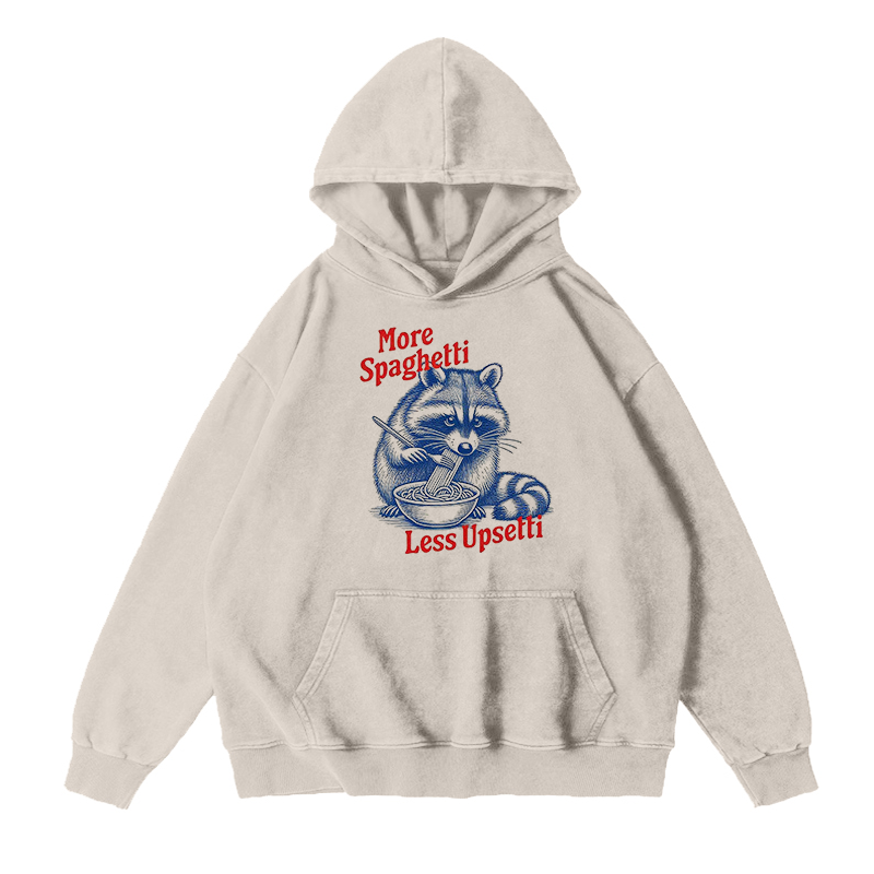 More Spaghetti Less Upsetti Vintage Unisex Hoodie