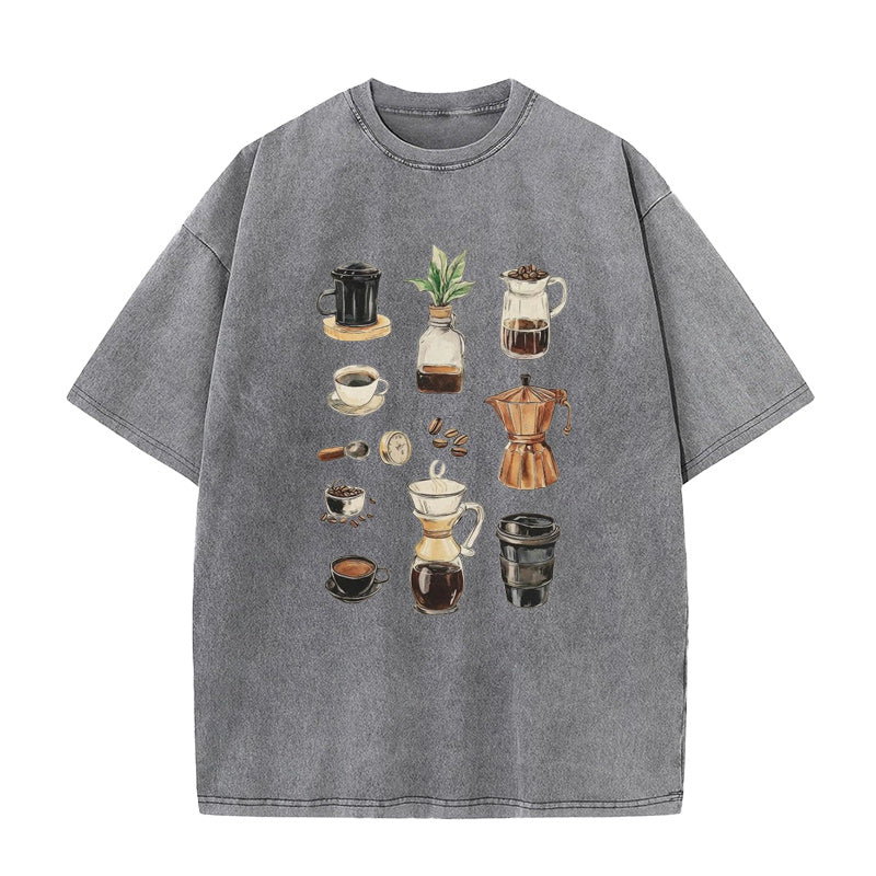 Minimal Coffee Set Unisex Tee
