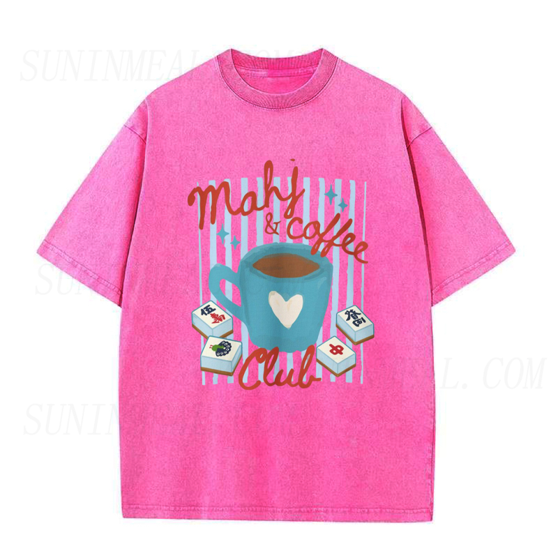 Mahjong&Coffee Club Unisex Tee